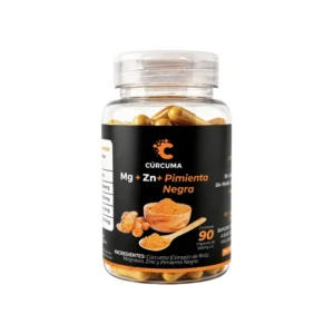 Cúrcuma + Magnesio + Zinc + Pimienta Negra